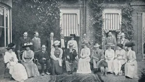 The Royal house party at The Grove, Watford, Lord Clarendons residence, in July The Royal house party at The Grove, Watford, Lord Clarendons residence, in July