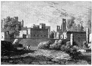 The royal palace at Gondar, the ancient capital of Abyssinia, c1890 The royal palace at Gondar, the ancient capital of Abyssinia, c1890