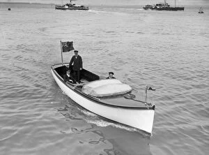 The Great Days of Yachting Gallery: The Royal Thames Yacht Clubs motor launch Salee Rover, 1912