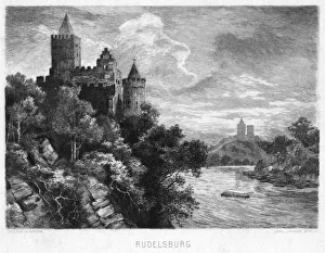 Rudelsburg, Germany, c1900. Artist: Carl Jander Rudelsburg, Germany, c1900. Artist: Carl Jander