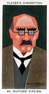Rudyard Kipling, British writer and poet, 1926.Artist: Alick P F Ritchie