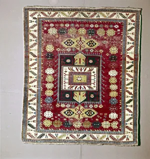 Rug with Pattern of terraced garden from the Caucasus, 18th century Rug with Pattern of terraced garden from the Caucasus, 18th century