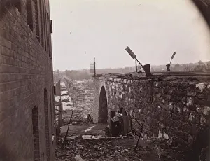 Ruins of Richmond & Petersburg Railroad Bridge, Richmond, Virginia, ca. 1865 Ruins of Richmond & Petersburg Railroad Bridge, Richmond, Virginia, ca. 1865
