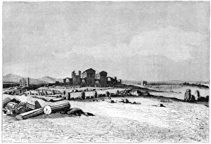 Ruins of Sbeitla, the ancient Sufetula, c1890. Artist: Barbant Ruins of Sbeitla, the ancient Sufetula, c1890. Artist: Barbant