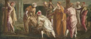 Religious Image Prints: Jacopo Tintoretto's Saint Helen Testing the True Cross Print, c. 1545