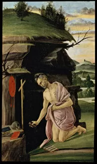 Il Botticello Gallery: Saint Jerome, between 1498 and 1505. Artist: Sandro Botticelli