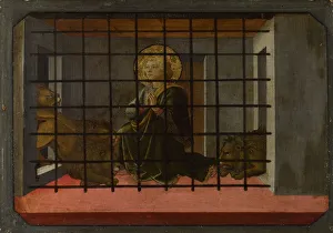 Saint Mamas in Prison thrown to the Lions (Predella Panel of the Pistoia Santa Trinita Saint Mamas in Prison thrown to the Lions (Predella Panel of the Pistoia Santa Trinita