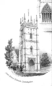 Saint Peters Church, Wisbeach, Cambridgeshire, c1850s Saint Peters Church, Wisbeach, Cambridgeshire, c1850s