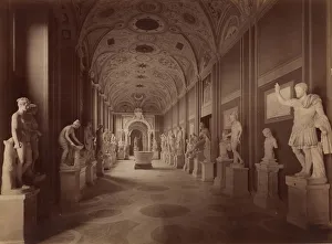 Albumen Silver Print Art Prints: Sala delle Statue, 1850s-60s. Creator: James Anderson