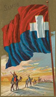 Samos Gallery: Samos, from Flags of All Nations, Series 2 (N10) for Allen & Ginter Cigarettes Brands