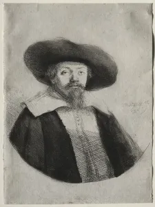 Samuel Manasseh Ben Israel, 1636. Creator: Rembrandt van Rijn (Dutch, 1606-1669) Samuel Manasseh Ben Israel, 1636. Creator: Rembrandt van Rijn (Dutch, 1606-1669)