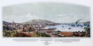 San Francisco, California, 1849 (1937).Artist: Henry Firks San Francisco, California, 1849 (1937).Artist: Henry Firks
