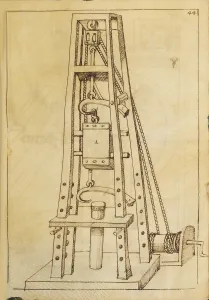 Civil Engineering History Prints: The Santini Codex, Between 1480 and 1530. Creator: Anonymous master ()