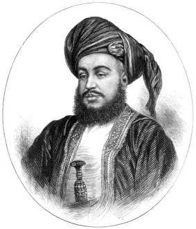 Sayyid Barghash Bin Said, Sultan of Zanzibar, 1875. Barghash bin Said ruled Zanzibar from 1870 until 1888. Much of the infrastructure of Stone Town, the old part of Zanzibar City, dates from his reign, the last in which Zanzibar enjoyed true independence from European control. A print from an supplement to The Illustrated London news, 19th June 1875 Sayyid Barghash Bin Said, Sultan of Zanzibar, 1875