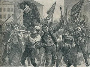 Scene in the Belfast riots, 19th century (1906) Scene in the Belfast riots, 19th century (1906)