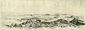 Panoramic Photography Gallery: The Scene of the Fighting at Monte Cristo Hill on February 19, 1900. Creator: Unknown