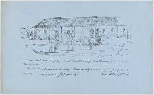 Poona Gallery: Scene at Poona Military School, November 1853. November 1853. Creator: Anon