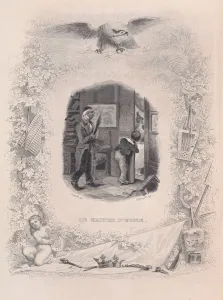 The Schoolmaster from The Songs of Béranger, 1829. Creator The Schoolmaster from The Songs of Béranger, 1829. Creator