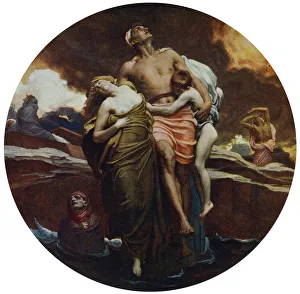 And the Sea Gave Up the Dead Which Were in It, exhibited 1892, (1912).Artist: Frederic Leighton And the Sea Gave Up the Dead Which Were in It, exhibited 1892, (1912).Artist: Frederic Leighton
