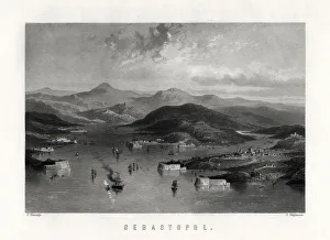 Sebastopol, Ukraine, 19th century. Artist: J Stephenson Sebastopol, Ukraine, 19th century. Artist: J Stephenson