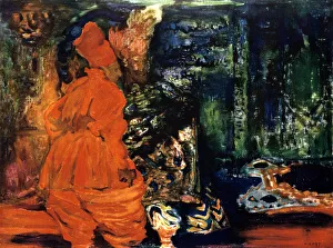 The Sectet of the Harem, set design for a ballet, c1913. Artist: Leon Bakst The Sectet of the Harem, set design for a ballet, c1913. Artist: Leon Bakst