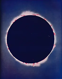 Total Solar Eclipse Images Prints: What Is Seen During The Few Moments of a Total Eclipse, c1935