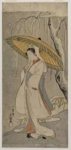 Segawa Kikunojo II as the Heron Maiden (from the series Ichimura Theater), 1770. Creator Segawa Kikunojo II as the Heron Maiden (from the series Ichimura Theater), 1770. Creator