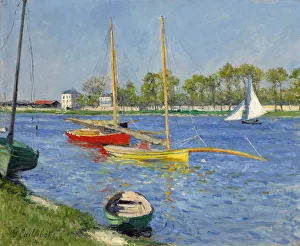 The Seine at Argenteuil, 1882. Artist: Caillebotte, Gustave (1848-1894) The Seine at Argenteuil, 1882. Artist: Caillebotte, Gustave (1848-1894)