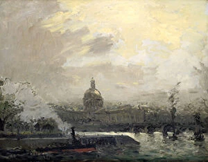 Images Dated 11th November 2005: The Seine, Conti Quay, c19th Century. Artist: Frank Myers Boggs