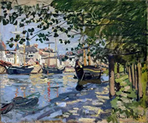 Monet Gallery: Seine at Rouen, 1872. Artist: Claude Monet