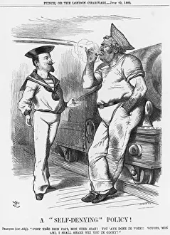 A Self-Denying Policy!, 1882. Artist: Joseph Swain A Self-Denying Policy!, 1882. Artist: Joseph Swain