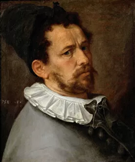 Bartholomeus Spranger Gallery: Self-Portrait, ca 1580-1585. Artist: Spranger, Bartholomeus (1546-1611)