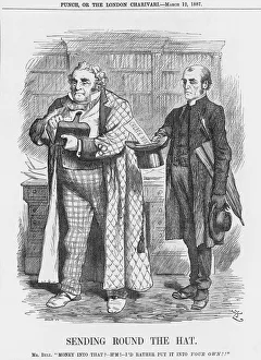 Sending Round the Hat, 1887. Artist: Joseph Swain Sending Round the Hat, 1887. Artist: Joseph Swain