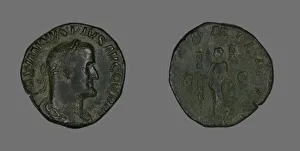 Sestertius (Coin) Portraying Emperor Maximinus, 236-238. Creator: Unknown Sestertius (Coin) Portraying Emperor Maximinus, 236-238. Creator: Unknown