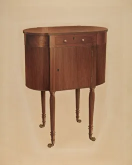 Sewing Table, 1939. Creator: Isidore Sovensky Sewing Table, 1939. Creator: Isidore Sovensky