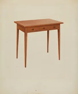 Shaker Table, c. 1938. Creator: John W Kelleher Shaker Table, c. 1938. Creator: John W Kelleher