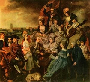 Related Images Collection: The Sharp Family, 1779-1781, (1942). Creator: Johan Zoffany