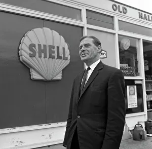 Shell promotion shot, Swinton, South Yorkshire, 1967. Artist: Michael Walters Shell promotion shot, Swinton, South Yorkshire, 1967. Artist: Michael Walters