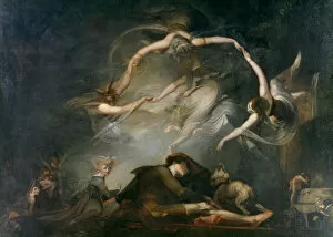Images Dated 21st October 2006: The Shepherds Dream, from Paradise Lost, 1793. Artist: Henry Fuseli