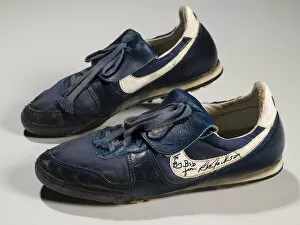 American Collection: Shoes worn and signed by Bo Jackson, 1982-1994. Creator: Nike