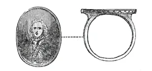 Signet-ring of the Pretender, 1845. Creator: Unknown Signet-ring of the Pretender, 1845. Creator: Unknown