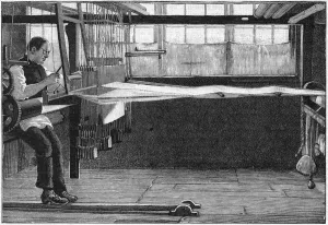 Silk weaver, Bethnal Green, East London, 1893 Silk weaver, Bethnal Green, East London, 1893