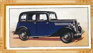 Transportation In The Thirties Prints: Singer 11 Saloon, c1936