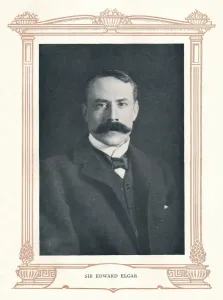 Sir Edward Elgar, 1895. Creator: Elliott & Fry Sir Edward Elgar, 1895. Creator: Elliott & Fry