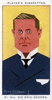 Sir Eric Campbell Geddes, British politician, 1926. Artist: Alick P F Ritchie Sir Eric Campbell Geddes, British politician, 1926. Artist: Alick P F Ritchie