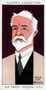 Sir Francis Bernard Dicksee, British painter, 1926.Artist: Alick P F Ritchie Sir Francis Bernard Dicksee, British painter, 1926.Artist: Alick P F Ritchie