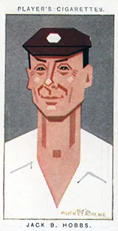 Sir Jack Hobbs, British cricketer, 1926. Artist: Alick P F Ritchie Sir Jack Hobbs, British cricketer, 1926. Artist: Alick P F Ritchie