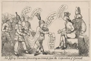 Sir Jeffery Dunstan Presenting an Address from the Corporation of Garratt, De Sir Jeffery Dunstan Presenting an Address from the Corporation of Garratt, De