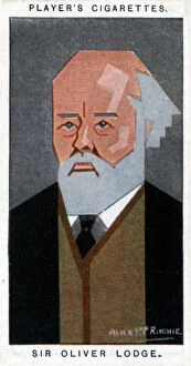 Sir Oliver Lodge, British physicist, (1926).Artist: Alick P F Ritchie