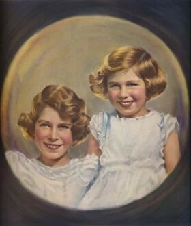 Queen Of Great Britain Gallery: The Sister Princesses, c1934, (1937)